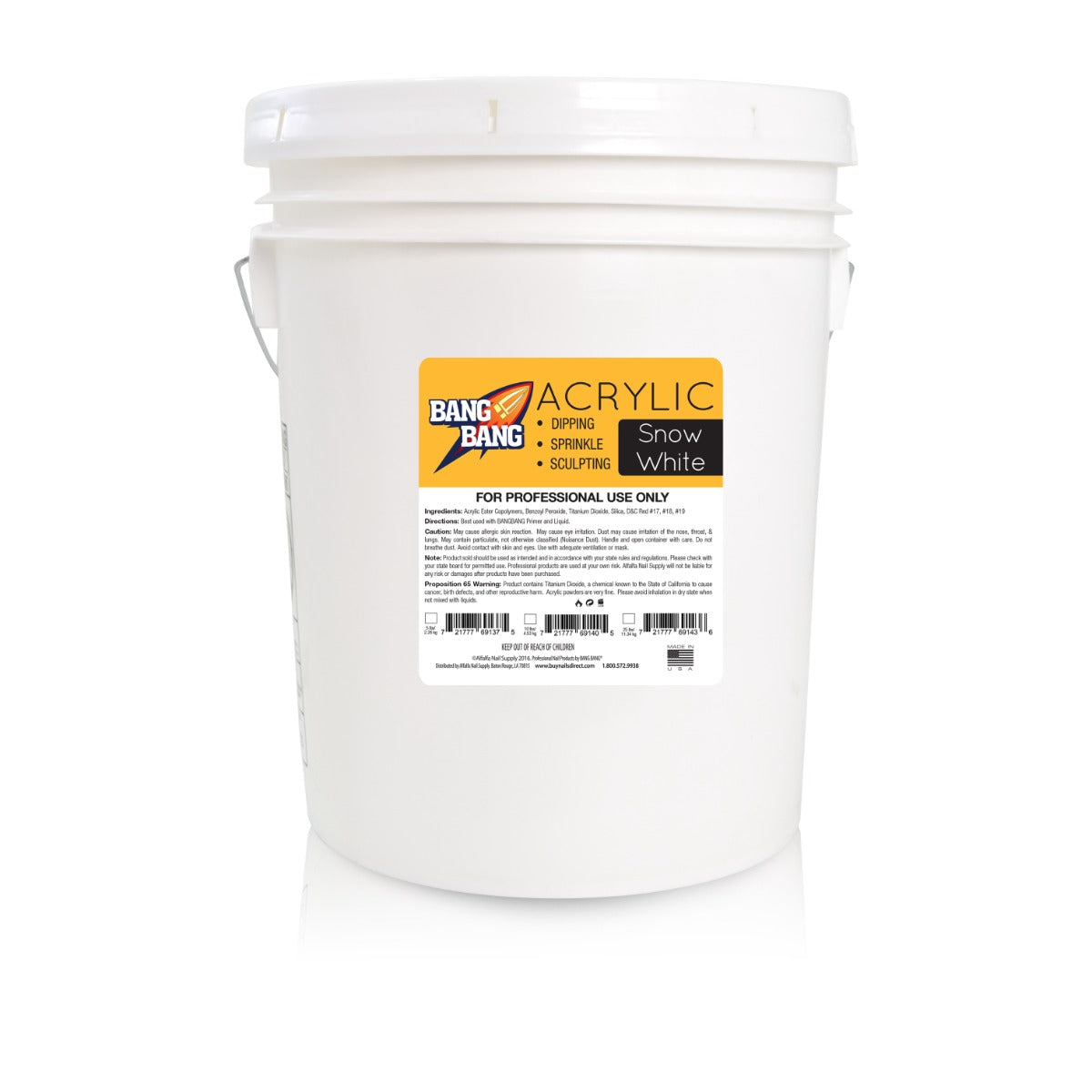 BangBang Acrylic Snow White - 25 lbs